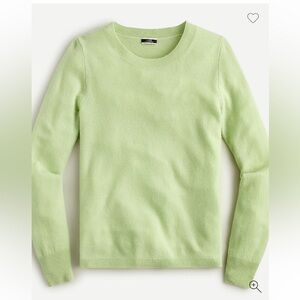 J. Crew 💯 Cashmere Soft Green Long-Sleeve Pullover XL
